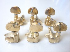 Grover 102 Original Rotomatics Guitar Tuners Gold Set 3L+3R